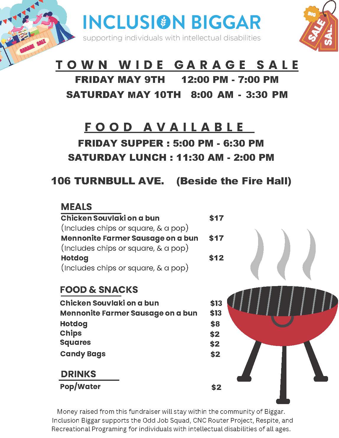 Garage Sale Poster 2025 -R1